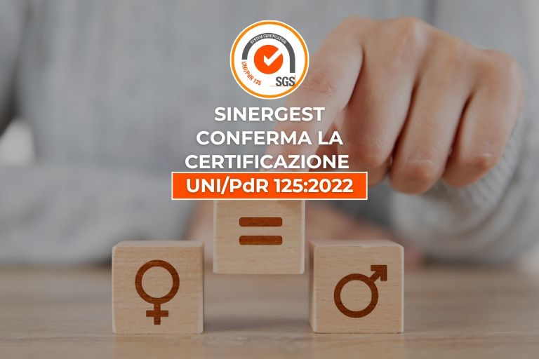 Sinergest conferma la Certificazione per la Parità di Genere
