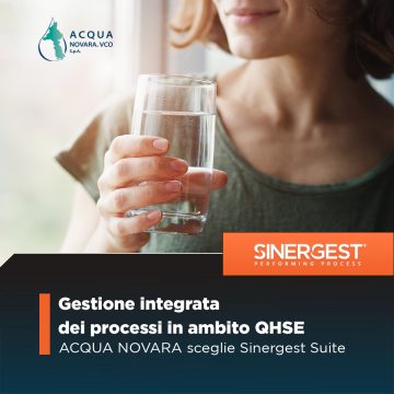 Gestione integrata dei processi in ambito QHSE: Acqua Novara sceglie Sinergest